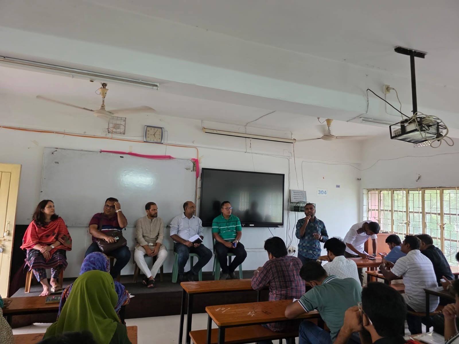 Mathematics Department classroom